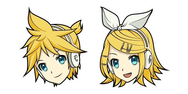 Vocaloid Kagamine Rin and Lencustom cursor pack