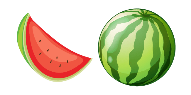 Watermelon and a Slicecustom cursor pack