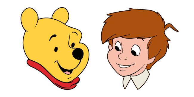 Winnie the Pooh and Christopher Robincustom cursor pack