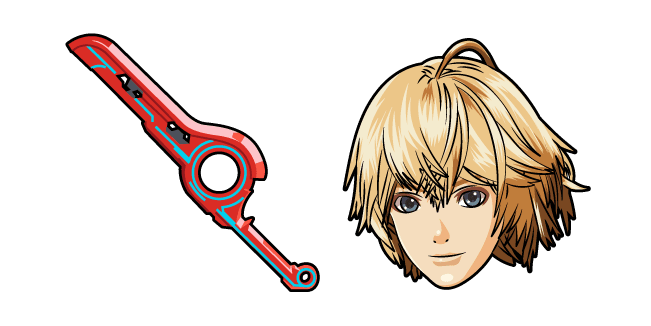 Xenoblade Chronicles Shulk and Monadocustom cursor pack