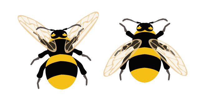 Yellow-Black Bumblebeecustom cursor pack