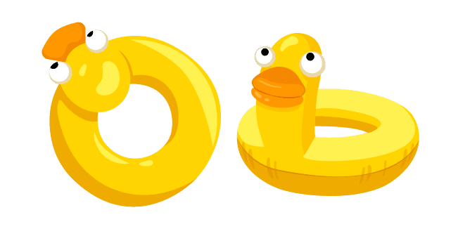 Yellow Duck Swim Ringcustom cursor pack