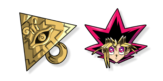 Yu-Gi-Oh! Yugi Muto and Millennium Puzzlecustom cursor pack