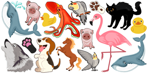 Animals cursor collection