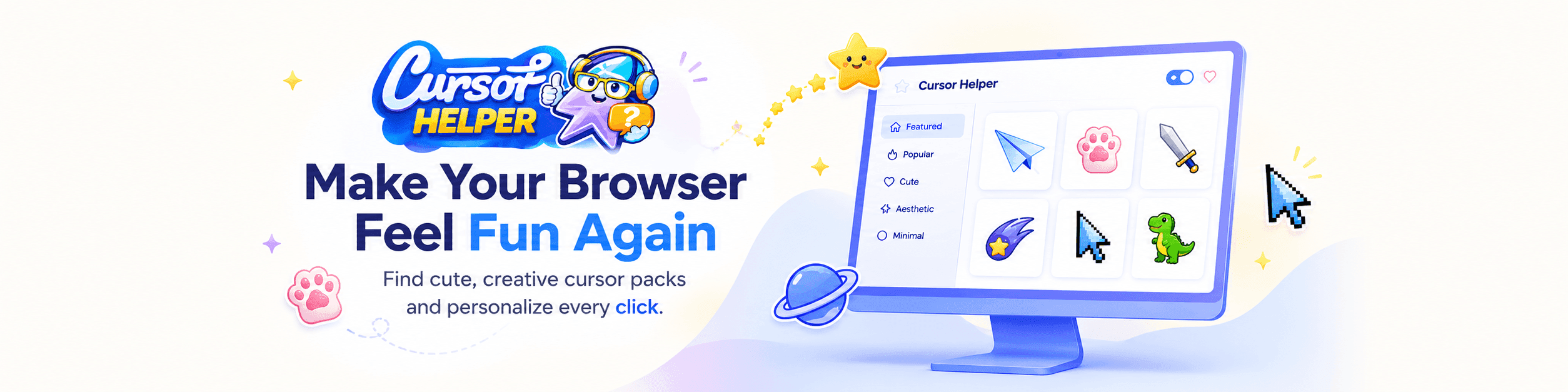Free Custom Cursors for Chrome, Edge & Windows