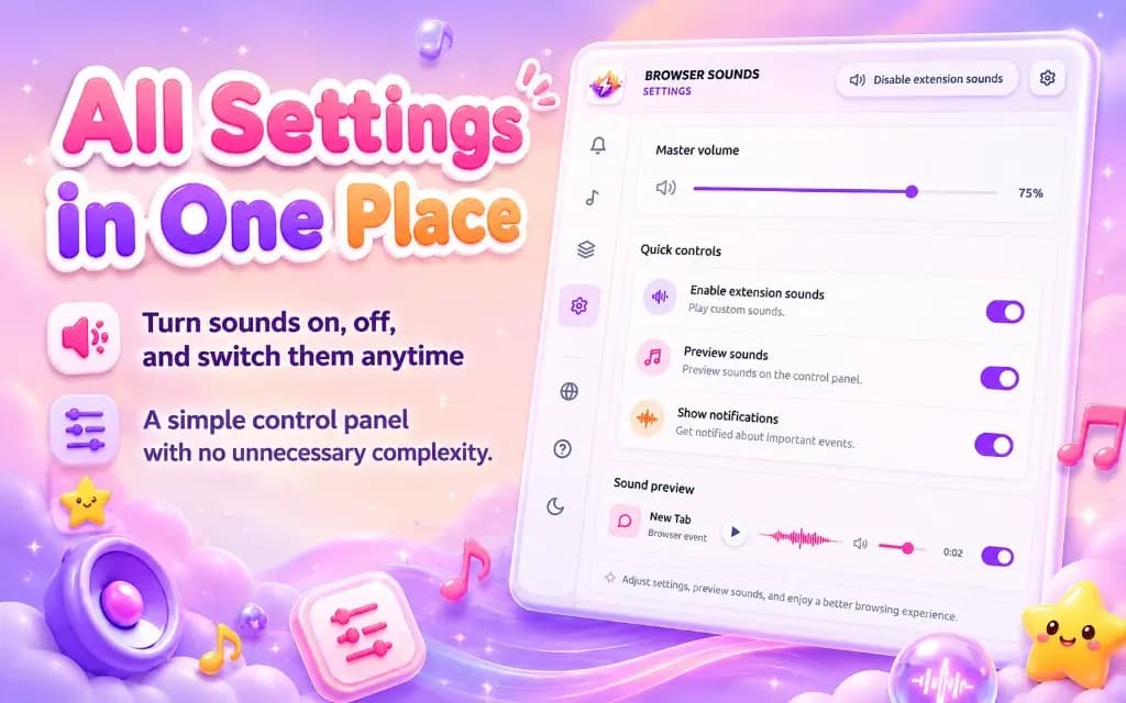 Custom Sound for Chrome