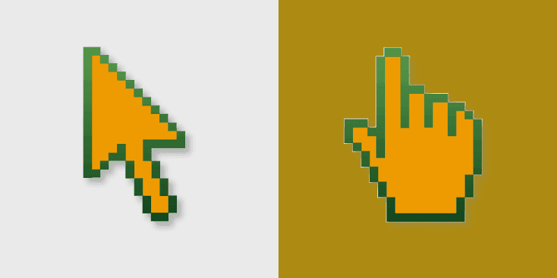 Sunny Fruit custom cursor pack preview for Chrome, Edge and Windows