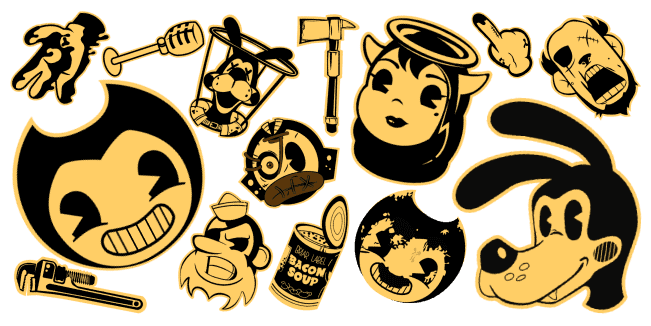 Bendy and the Ink Machine cursor collection