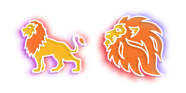 Cute Cursor Pack - Roaring Lion Design