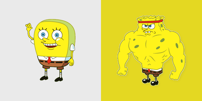 Squishy SpongeBob Cursor Pack