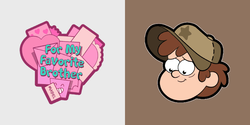 Custom Cursor Pack - Gravity Falls Dipper & Valentine