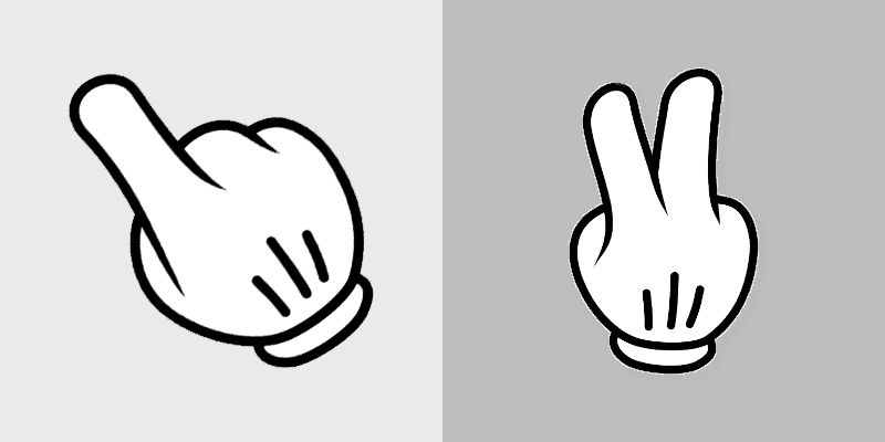 Disney-Inspired Cute Mouse Cursor Pack
