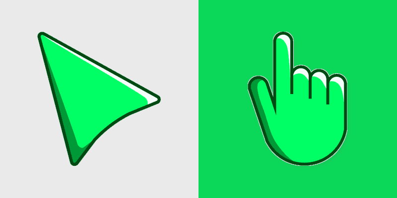 Lively Lime Cursor Pack