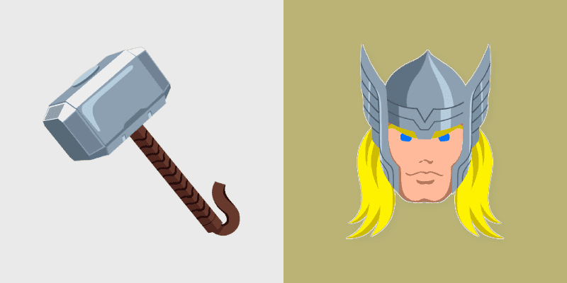 Thor's Mighty Cursor Pack
