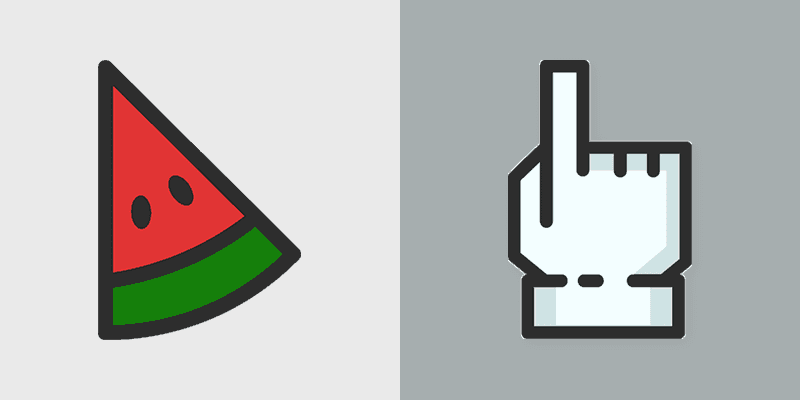Watermelon Cute Cursor Pack