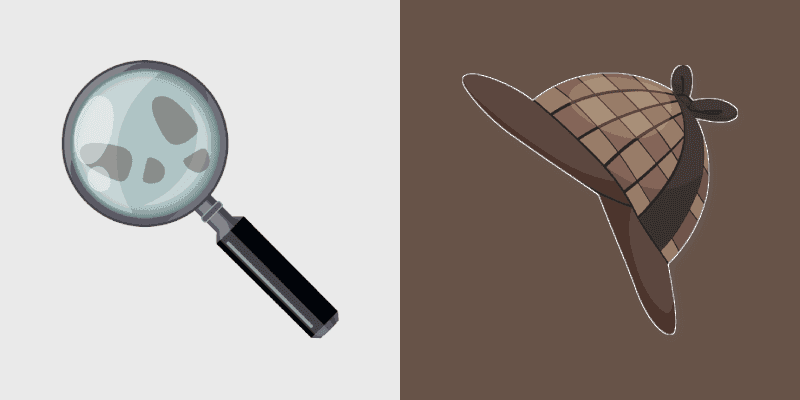 Detective Cute Mouse Cursor Pack