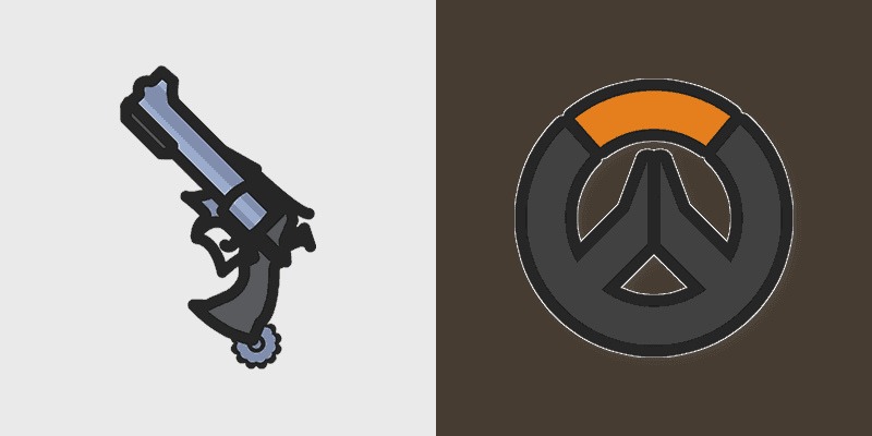 McCree's Peacekeeper Revolver Custom Cursor Pack