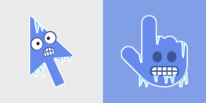 Frozen Magic Cursor Pack