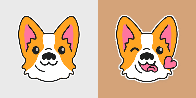 Cute Corgi Puppy Custom Cursor Pack