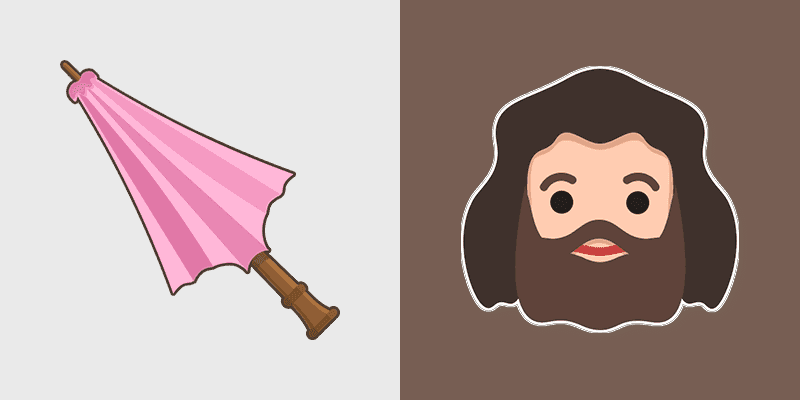 Harry Potter Hagrid Umbrella Custom Cursor
