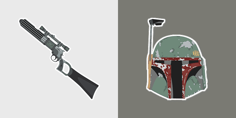 Custom Cursor Blaster Pack - Boba Fett EE-3