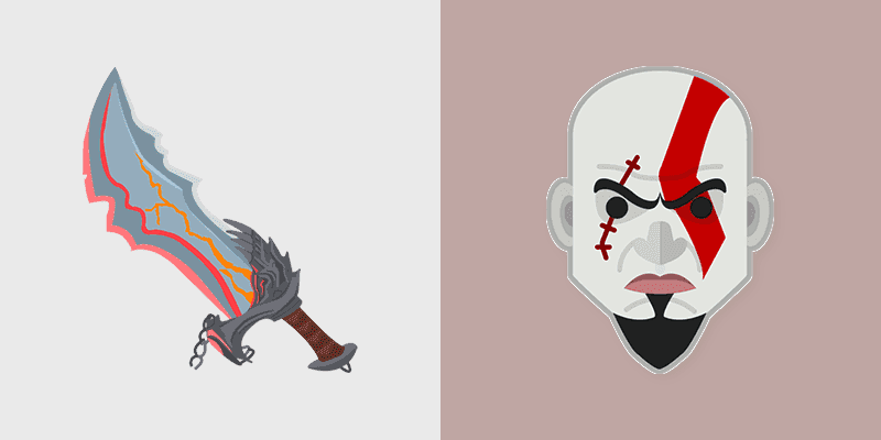 Kratos Chaos Blades Cursor Pack