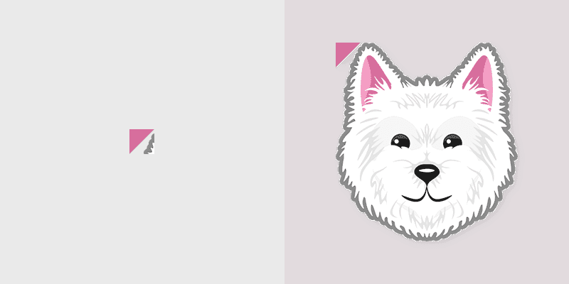 Cute Westie Cursor Pack
