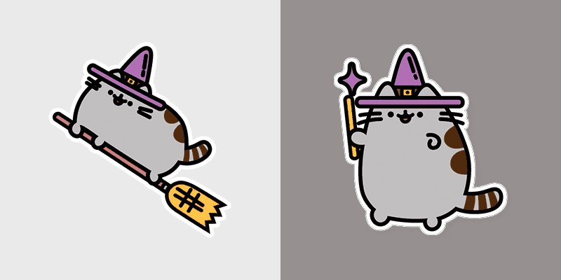 Cute Cursor Witch Pusheen Pack