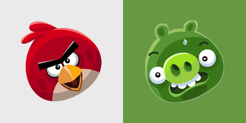 Cute Cursor Pack - Angry Birds and Minion Pig