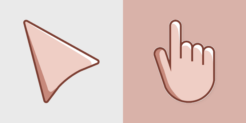 Cute Dogwood Cursor Pack