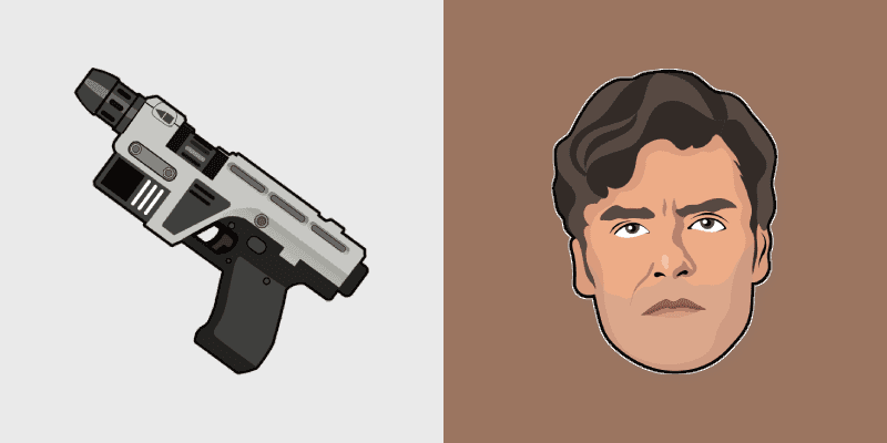Cute Cursor - Star Wars Poe Dameron Blaster Pistol