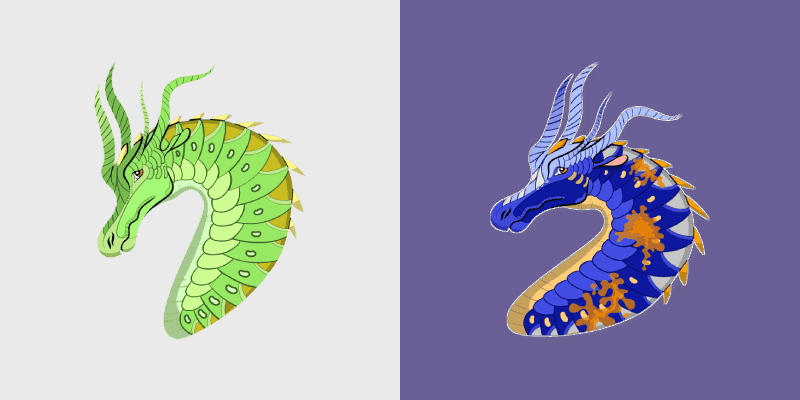 Fire-themed Mouse Cursor Pack: Luna and Swordtail