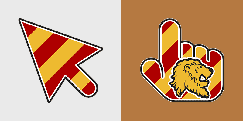 Gryffindor-Inspired Cursor Pack