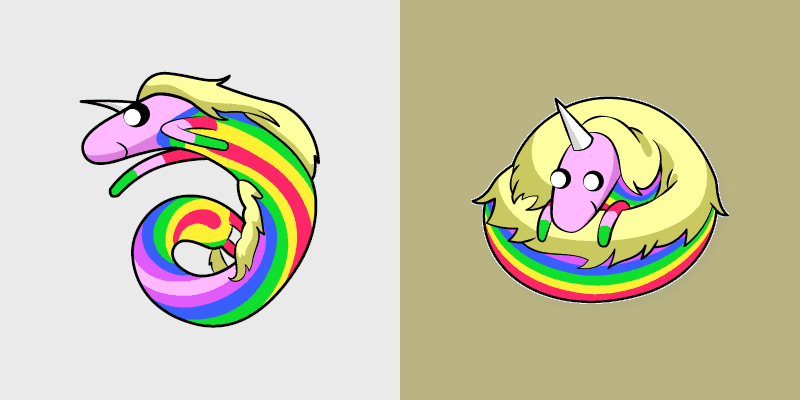 Custom Cursor Lady Rainicorn Pack