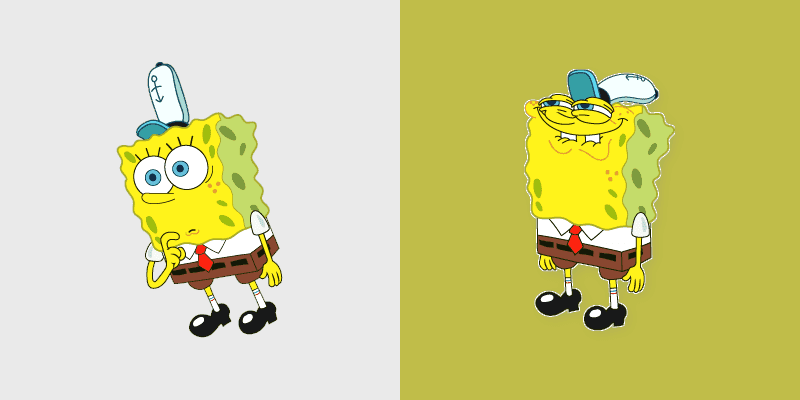 Custom Cute SpongeBob Cursor Pack