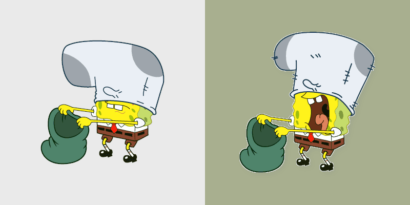 SpongeBob Cute Custom Mouse Cursor Pack