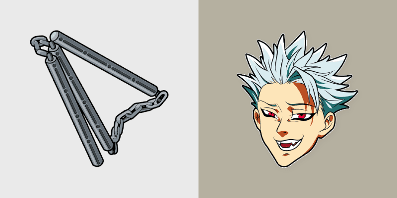 Custom Cursor Pack - Ban Three-Section Staff