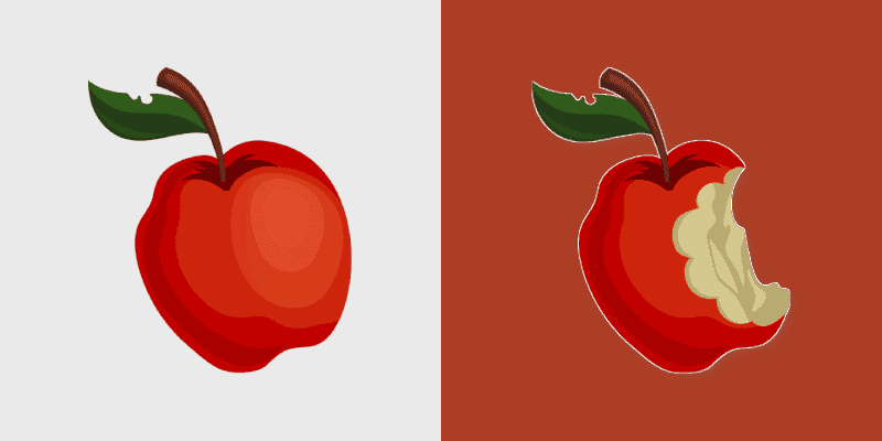 Cute Cursor Pack - Red Apple