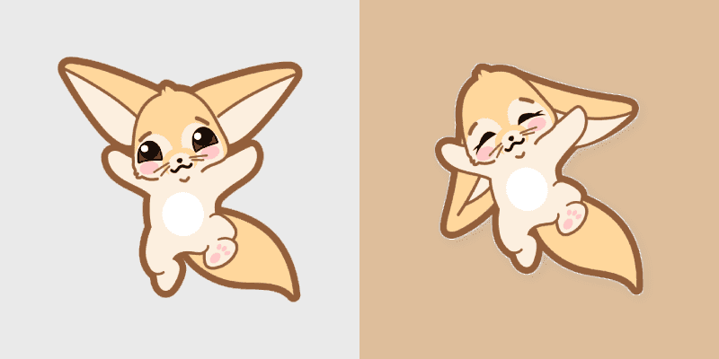 Custom Cute Fox Cursor Pack