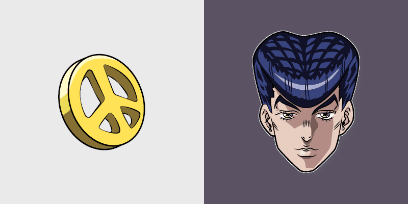 JoJo's Bizarre Adventure Josuke Higashikata Cursor Pack
