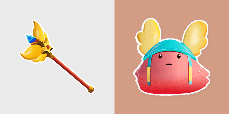 Cute Custom Cursor Pack - Fortnite Regal Floof Pickaxe