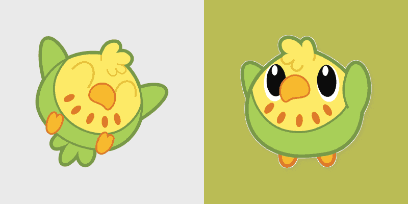 Adorable Parakeet Cursor Pack