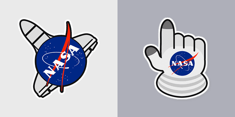 Custom Cursor Space Adventure