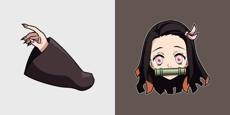 Cute Cursor - Demon Slayer Nezuko Kamado Pack