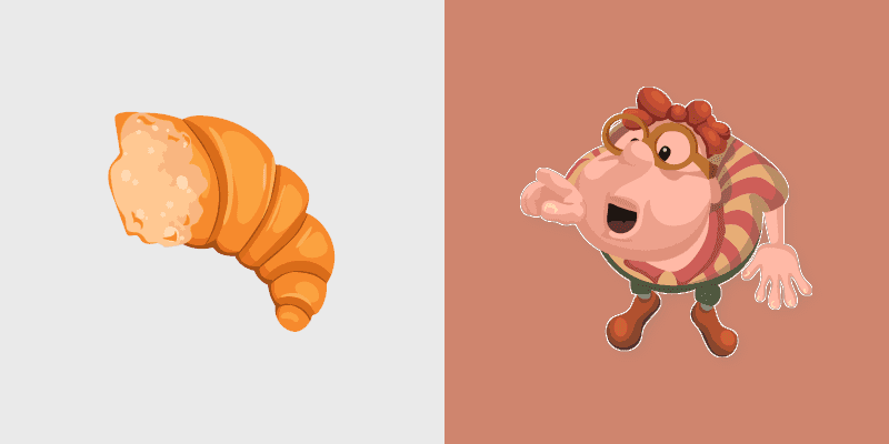 Cute Croissant Cursor Pack