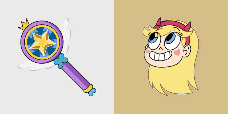 Custom Star Butterfly Cursor Pack
