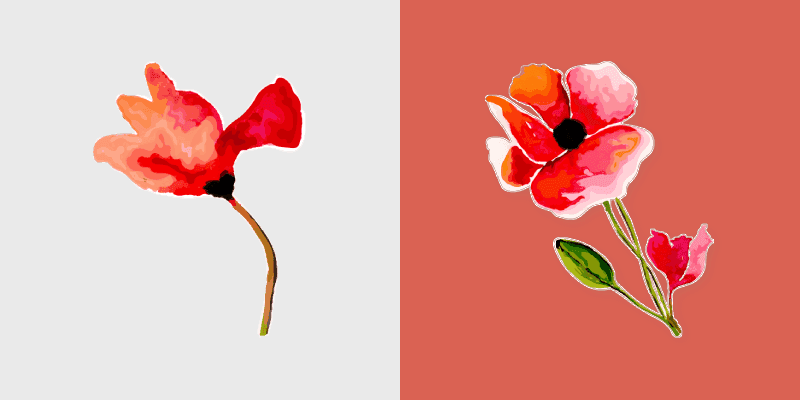 Custom Cursor Pack - Poppy Delight