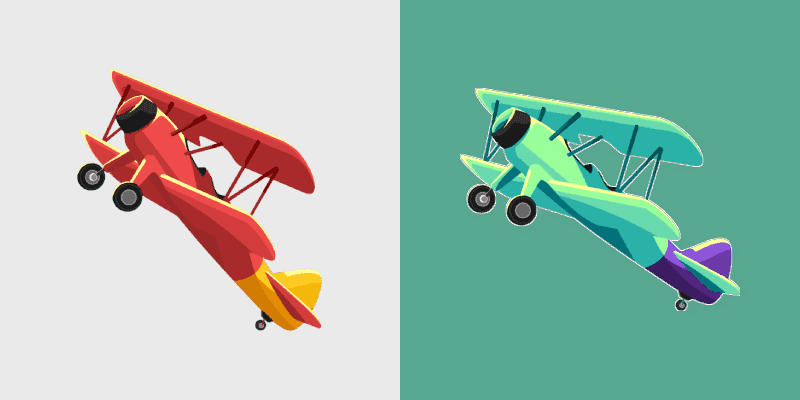 Cute Cursor Biplane Pack