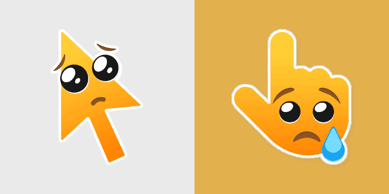 Cute Cursor Pack - Pleading & Crying Collection
