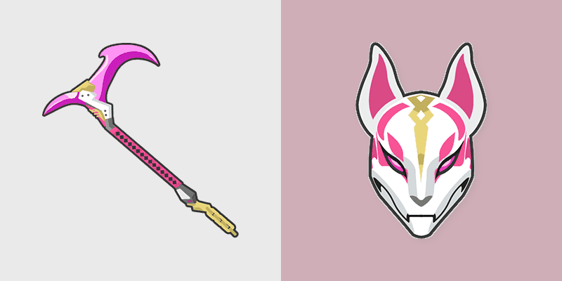 Fortnite Custom Cursor Pack - Drift Skin Mask & Rift Edge Pickaxe
